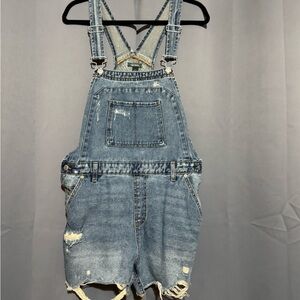 Wild Fable Blue Denim Overalls